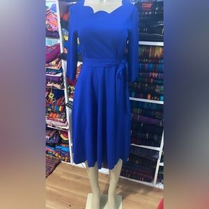 Blue dress!!supper pretty size